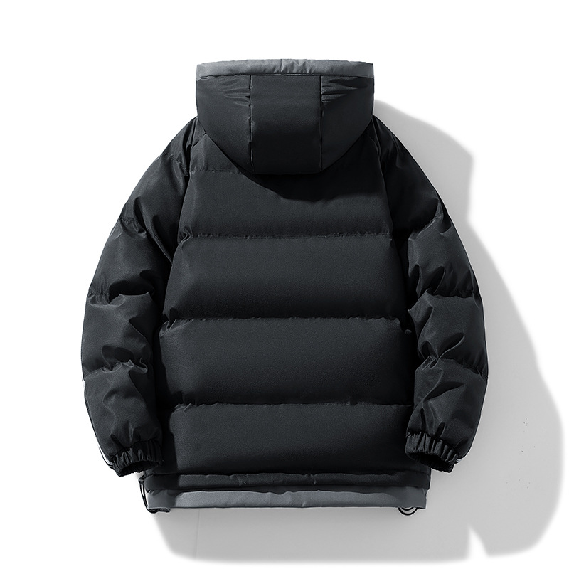 Veste d'hiver en coton pour homme 2025, nouvelle tendance, élégante, grande taille, épaisse et chaude, deux bandes_voghion.com