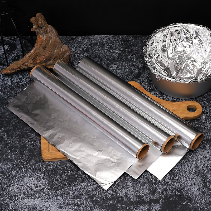Papel de aluminio económico 10 m, uso cocina y barbacoa