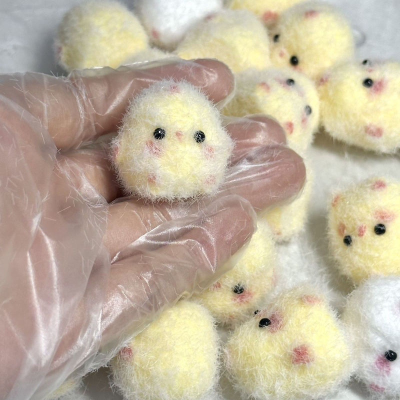 鶏のピンチ減圧おもちゃミニピンチスローリバウンド泥感触シミュレーション動物ボウル鶏の赤ちゃんペンダント|undefined
