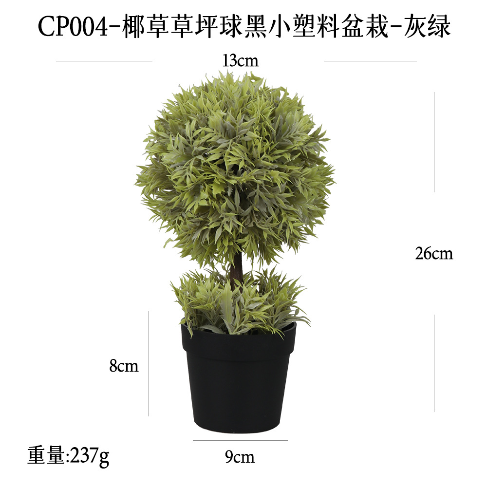 Mini Bonsái de Planta Artificial de Goma Suave para Decoración del Hogar image 15