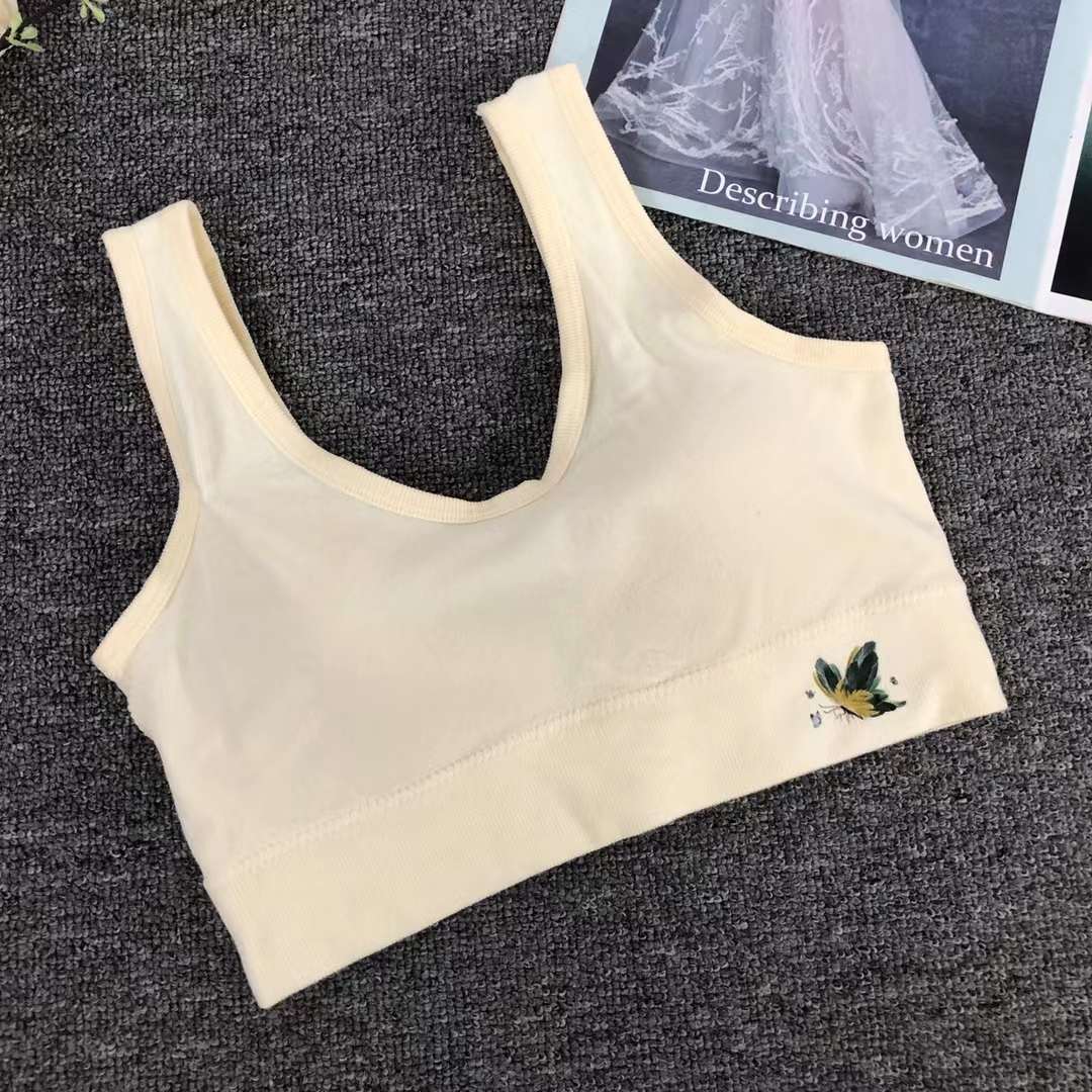 Nuevo chaleco sin costuras de alta elasticidad de alta calidad de dama sin anillo de acero bra de yoga ropa interior deportiva mujer al por mayor