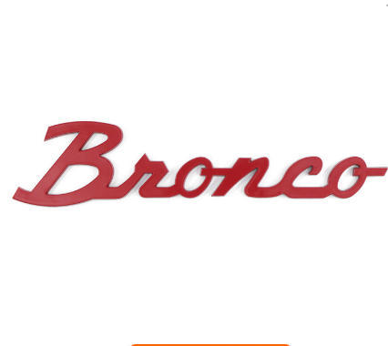 Aplicable a la etiqueta de hoja de Ford Ma Alphabet ABS Bronco Alphabet Inglés Etiqueta de cola