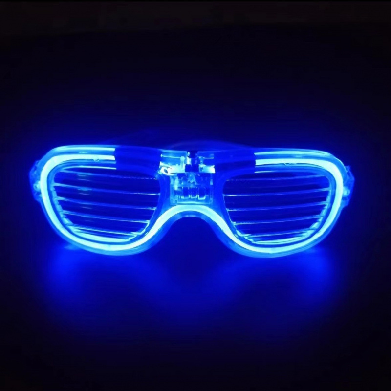 Barra de luz Concierto Estrella de cinco puntas Estrella brillante Diadema luminosa azul Barra de luz intermitente Accesorios de apoyo para la fiesta