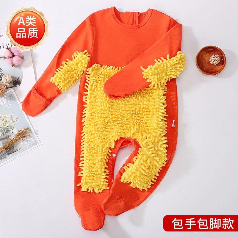 Orange and yellow hand and foot wraps