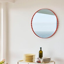 丹麦HAY ARCS MIRROR新品弧形镜全身穿衣镜圆形镜子上墙装饰镜子