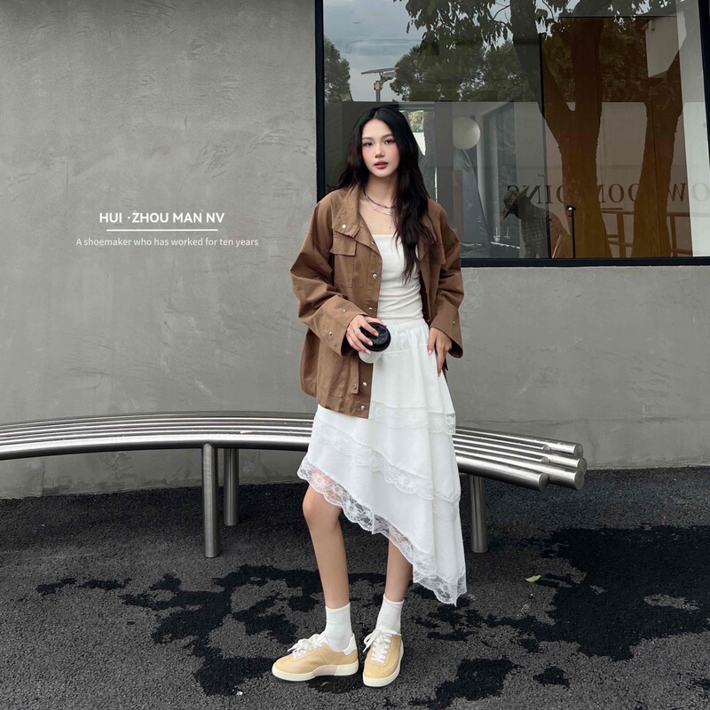 复古巨软糯小白鞋女2025新款百搭圆头系带休闲运动鞋平底阿甘板鞋|undefined