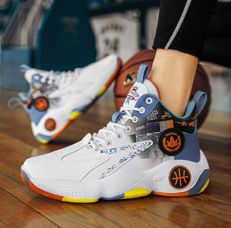 2022 autumn and winter New Trend men's outdoor sports leisure fashion men's shoes foreign trade basketball shoes wholesale