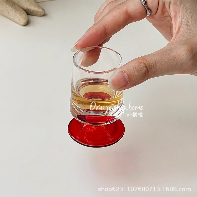Creative transparent glass high quality wineglass for home use for…