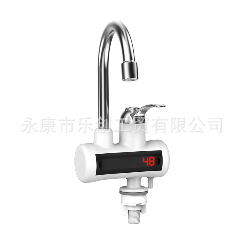 Keju electric hot water faucet kitchen bathroom instant hot water faucet fast heating hot and cold dual-use digital display shower
