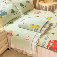 Класс А, новый летний латексный охлаждающий коврик, летнее одеяло, юбка для кровати, комплект из четырех предметов, цельный студенческий коврик для общежития, комплект из трех предметов