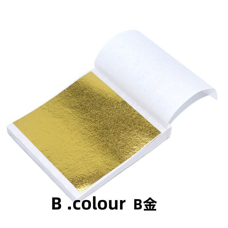 Papel de aluminio dorado de 9 cm, decoración de techo de aluminio dorado de 14 cm, estatua de Buda, arte de uñas con aluminio dorado, lodo de cristal, papel de aluminio plateado, aluminio de colores. image 8