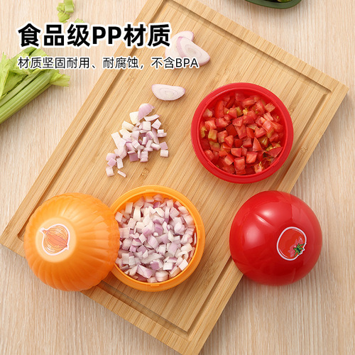 Plastic avocado tool, onion storage box set, tomato food sealing box, plastic vegetable storage bowl