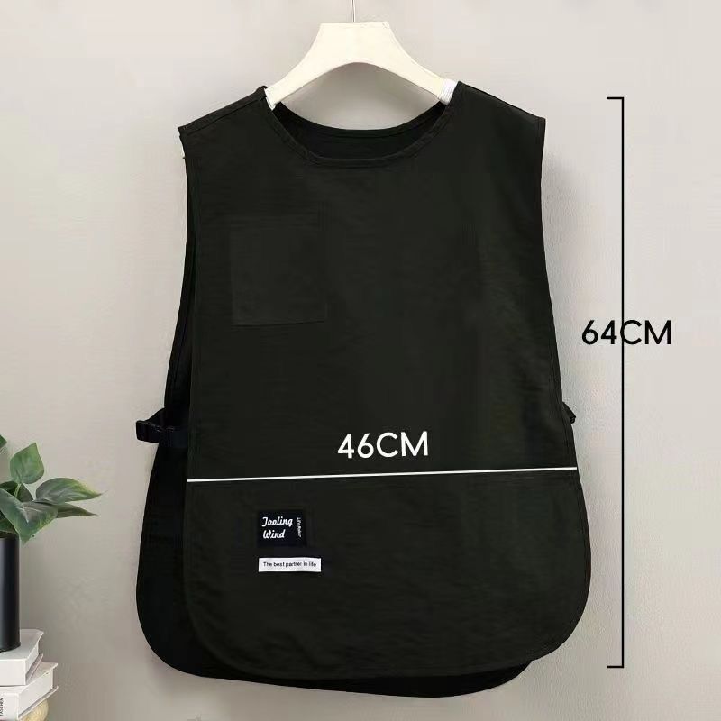 韓国版家庭用キッチンエプロン水かけ防止カフェ作業服通気性ベスト|undefined