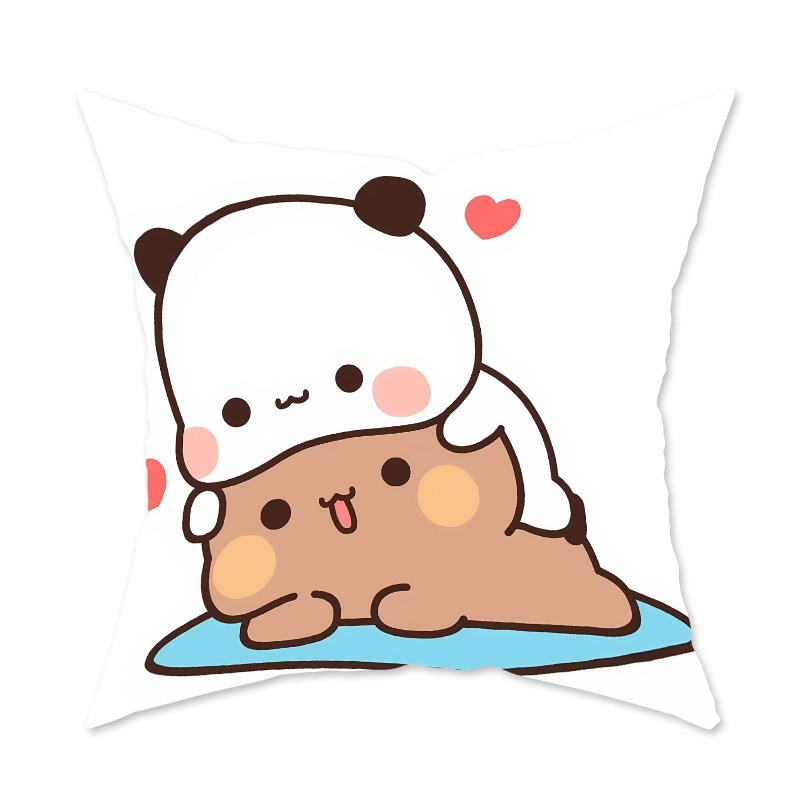 かわいい漫画抱き枕飾りソファリビングルームクッション寝室アニメ柄抱き枕腰枕カバー|undefined