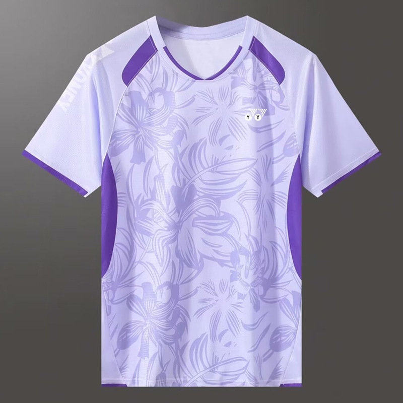 Yyバドミントン服セット男女アイス半袖速乾通気テニス卓球服競技トレーニングスポーツウェア|undefined