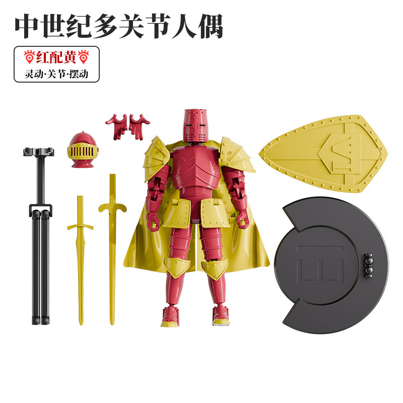 Juguete de modelo multiarticulable multi-mórfico transfronterizo ángel articulado humano descomprimido robot de quinta generación