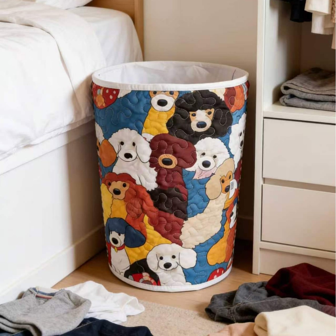 亚马逊跨境可定制脏衣篓家用一件定制高颜值脏衣篮浴室宿舍衣物