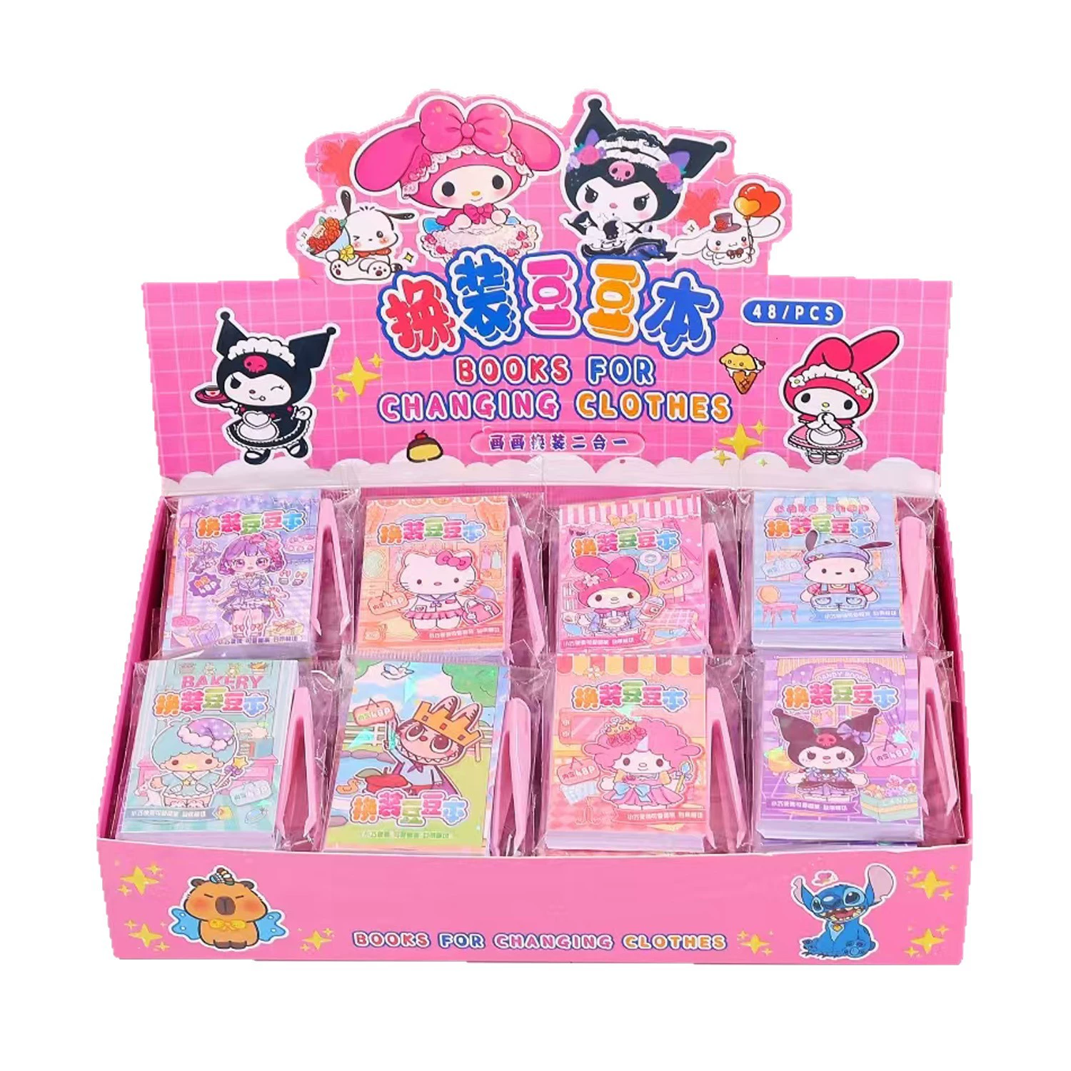 Торговля за рубеж популярный Sanrio костюм-задумка шапка ноутбук для студентов, милый носимый карманный блокнот, творческий мини-блокнот с наклейками, источник товаров