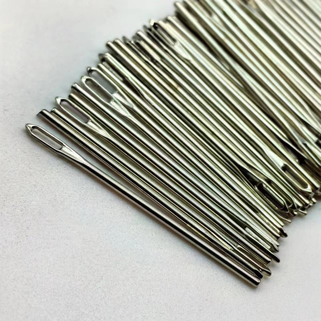 手摇编织机配件横收针板套针头收针头直套868提花直针平头针