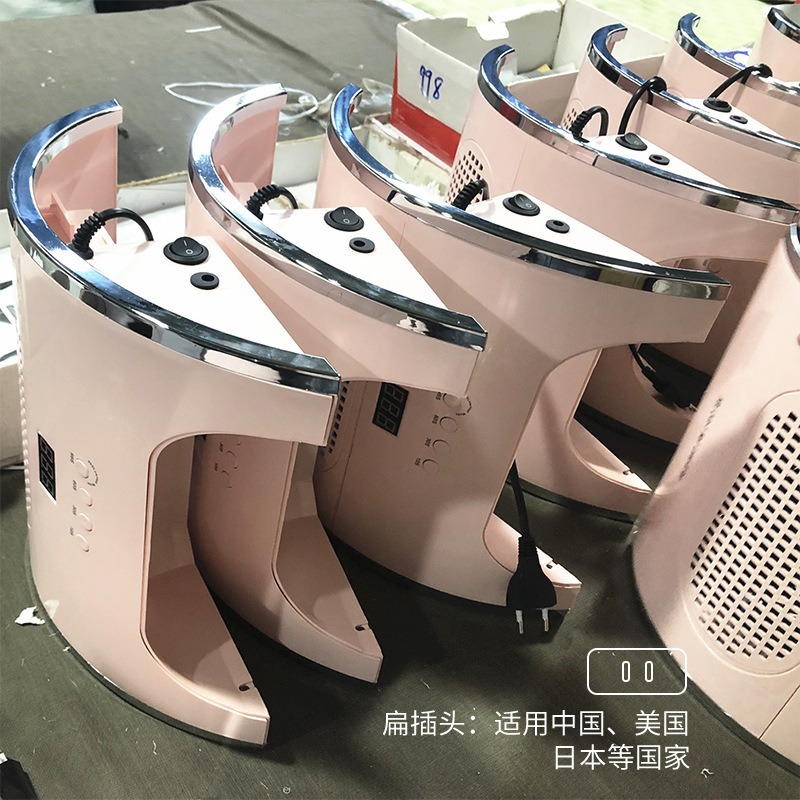 Máquina de pulir de uñas multifuncional de estilo japonés aspiradora de iluminación Cuatro en Uno de alta potencia almohada de mano amoladora de uñas para manicura