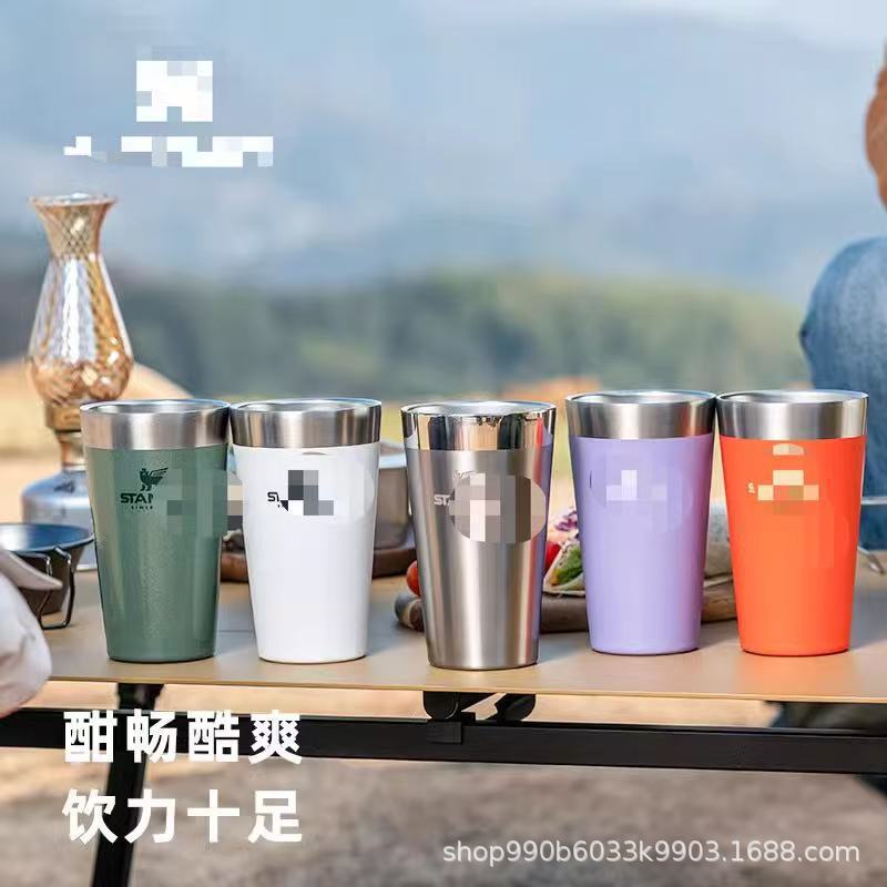 北米STANLEY304ステンレス真空二重構造保冷コーヒーカップ大容量ビールコーヒーカップ北欧風|undefined