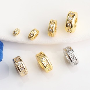 14K����ɫ�A�θ�Ƭ��ʯ����Ȧ�ִ�����ɢ��diy�����Ʒ���