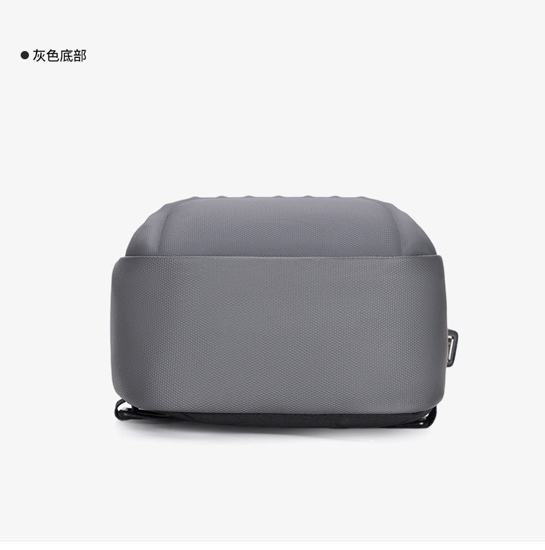 Men's crossbody bag with password lock, black large-capacity sports motorcycle bag, single-shoulder crossbody men's chest bag undefined