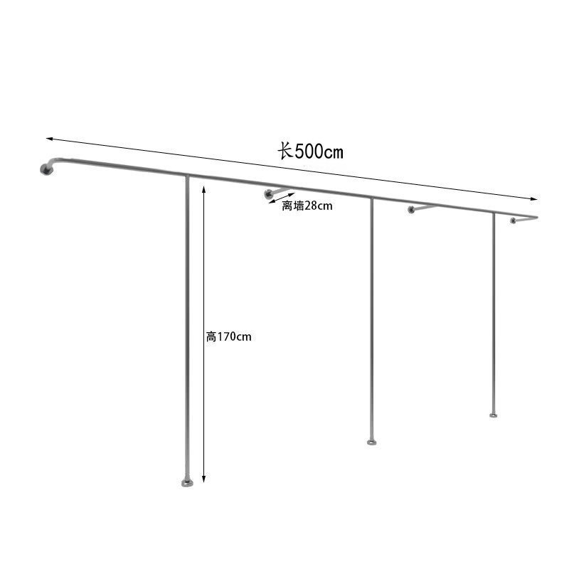 두꺼운 스테인레스 스틸 와이어 드로잉 길이 500*높이 170 (4열)