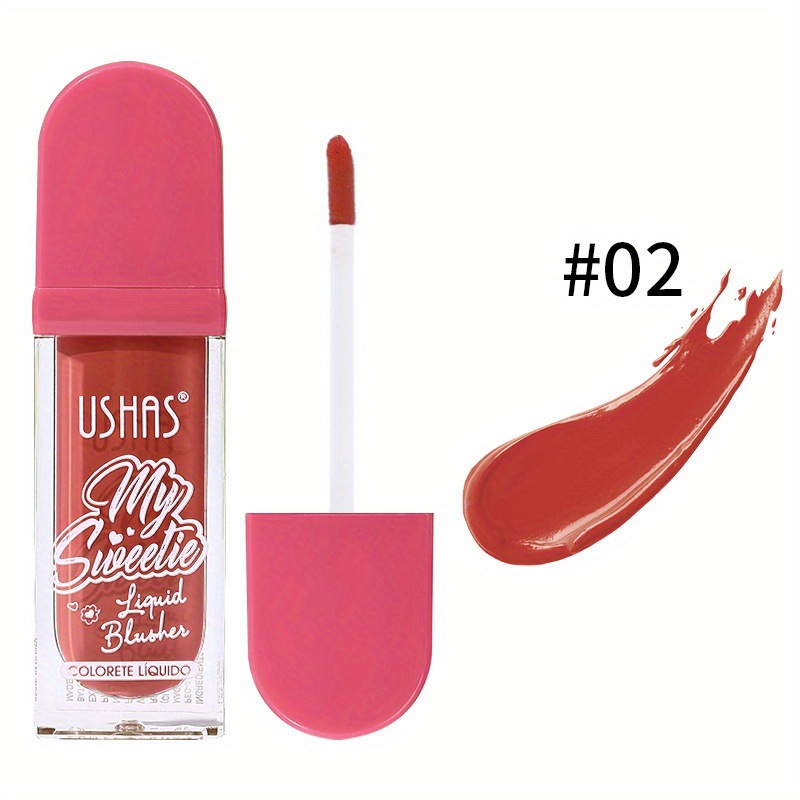 USHAS líquido blush transfronterizo gel blush crema blush brillante blush líquido FS421