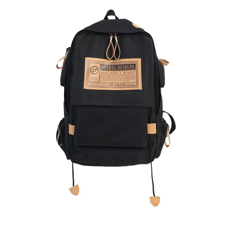 Cross-border fashion couple shoulder bag foreign trade Korean fashion cool men's shoulder bag female wholesale foreign style lightweight student bag
