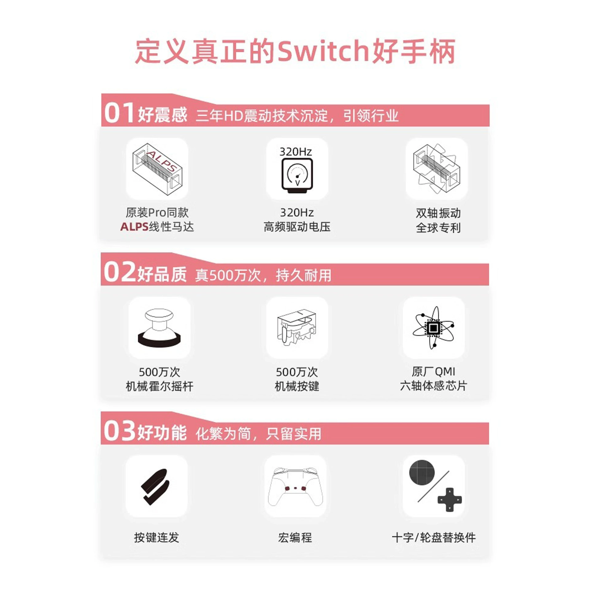 Суперул Розовый Заяц переключатель ручка NS Bluetooth STS Steam Nintendo Pro ручка HD вибрация ПК компьютер