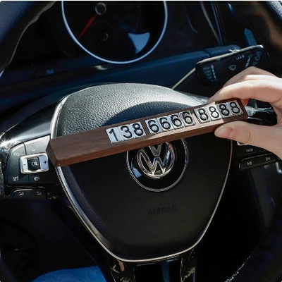 Redwood Car Moving License Plate Nömrəli dayanma kartı