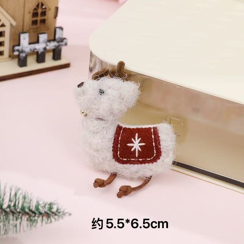 Navidad muñeco de nieve coreano pan de jengibre hombre Papá Noel botas muletas árbol de Navidad cajas de regalo regalos accesorios de decoración