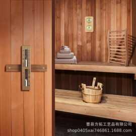 跨境木制桑拿沙漏计时器壁挂式桑拿配件汗蒸定时器浴室墙上计时器