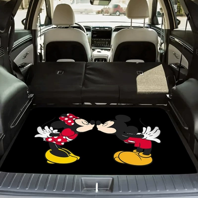 to clean, dust-absorbing and dust-proof mat, Avtomobil döşəmə paspasları - a-trunk-mat-15-75100cmcrystal-velvet-with-dot-plastic-backing