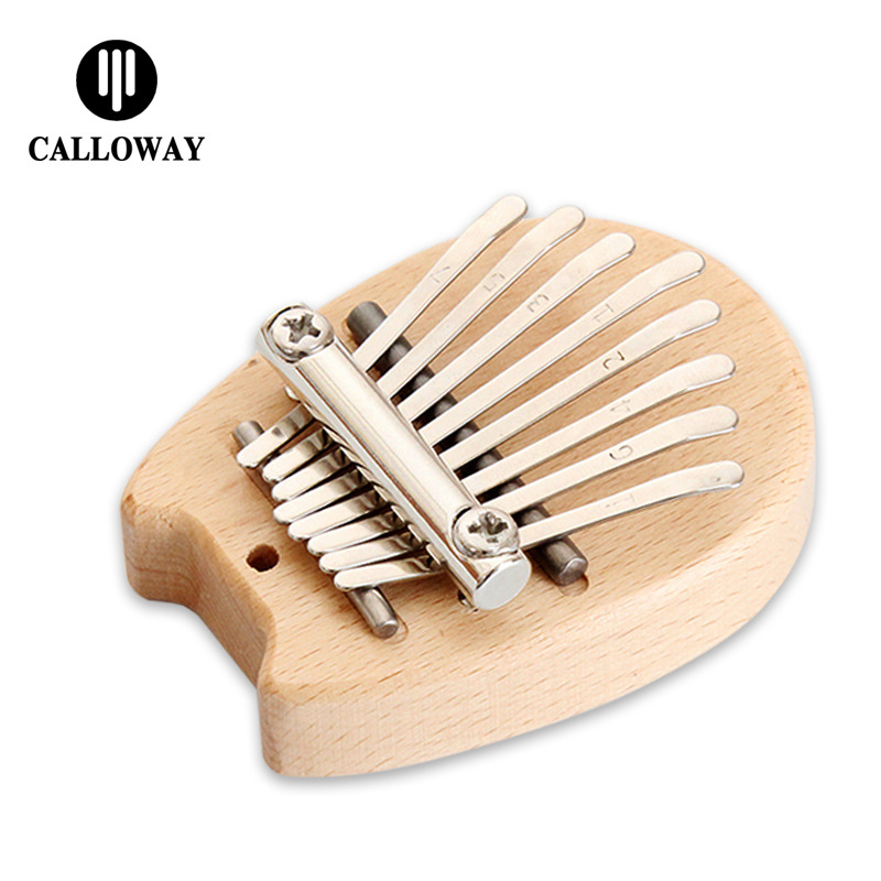 Mini pulgar piano 8 tono kalinba piano mini Kalimba Cristal kalinba piano dedo piano fábrica entrega