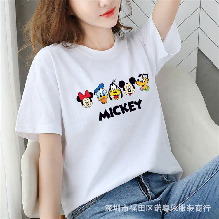 女装白色短袖T恤