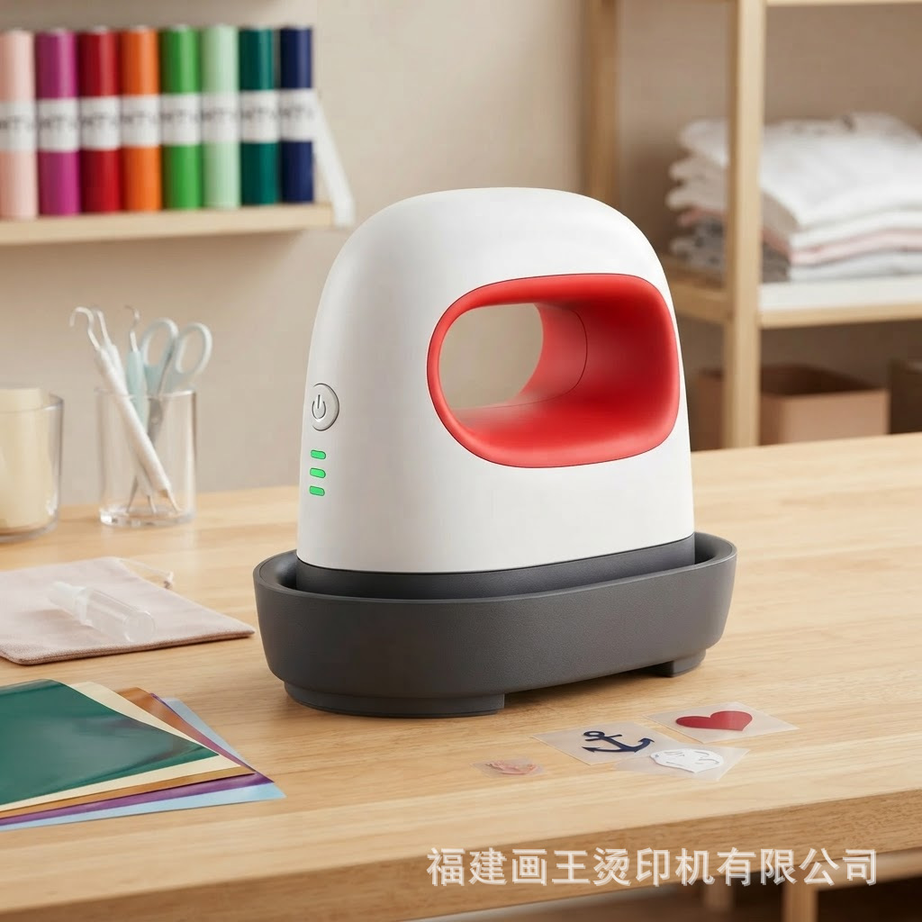Máquina de calentamiento de hierro eléctrico portátil mini impresora de transferencia de calor doméstica ligera y compacta hermosa máquina de calentamiento