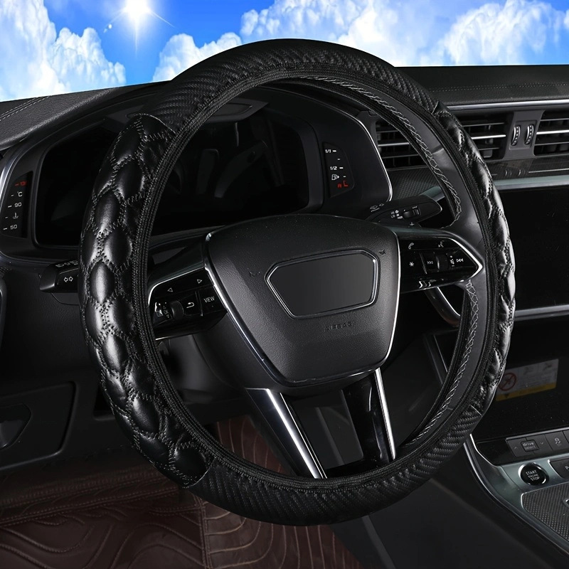 2026 New Model Car Steering Wheel Cover for Export, Cross-Border Suv, No Inner Ring, Popular Model, Universal for All Seasons