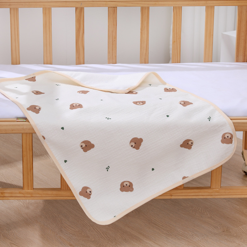 Algodón gasa pañal pad lavable bebé de gran tamaño impermeable niños bebé colchón ancianos menstrual tía mat