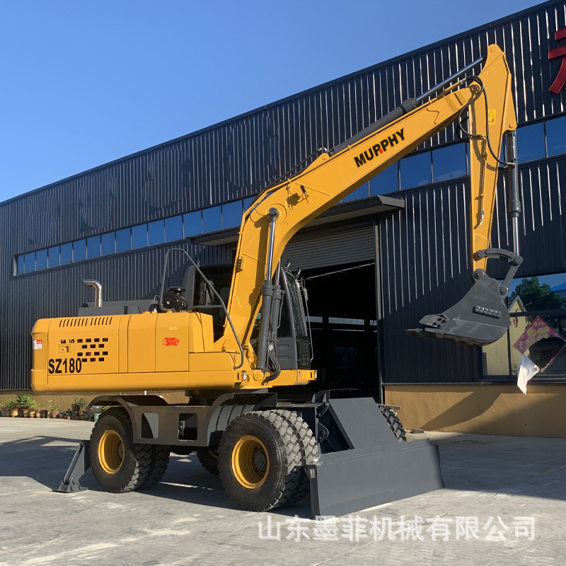 18吨轮式挖掘机 大吨位轮式挖掘机 抓木机 抓铁机 出口南亚