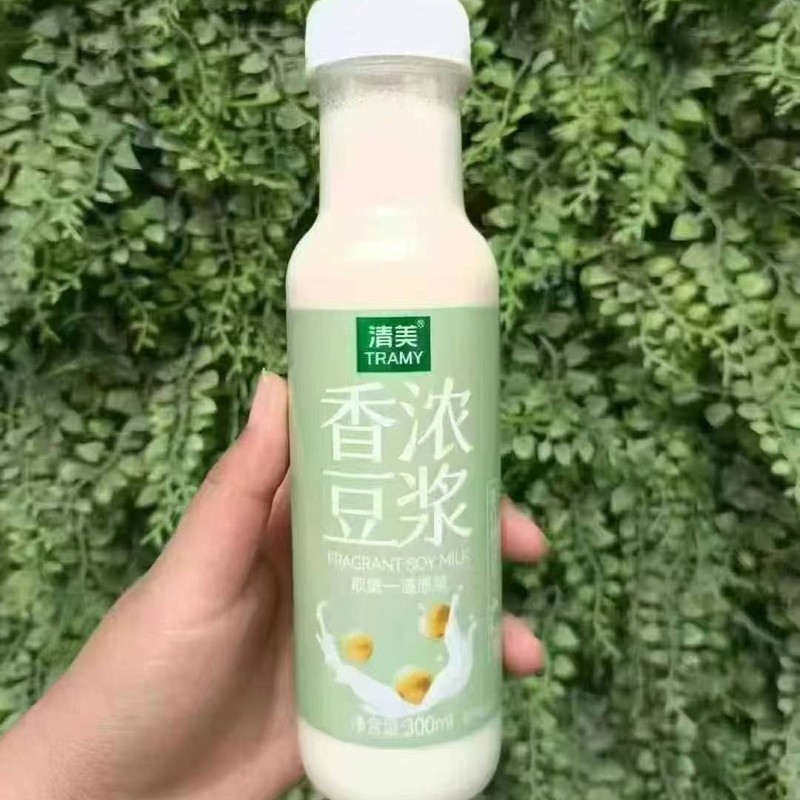 上海清美豆浆300ml蜂蜜香浓黑糖红枣醇豆浆常温即饮方便早餐小瓶|undefined