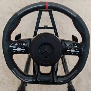 Suitable for Mercedes-Benz A-Class, B-Class, C-Class, E-Class, S-Class, CLA, CLC, CLK, CLS models; modified dragonfly-style 2021 AMG steering wheel