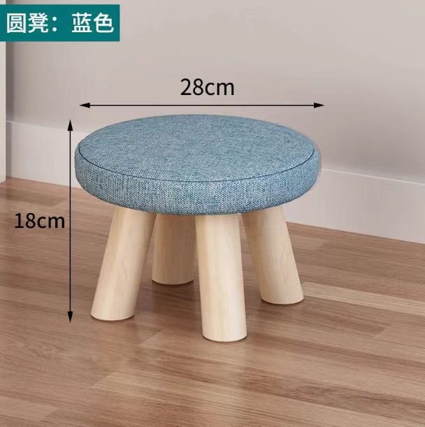 Taburete pequeño taburete bajo doméstico fuerte y duradero sofá taburete de sala de estar creativo para niños pequeño banco de puerta para cambiar zapatos taburete asiento muelle