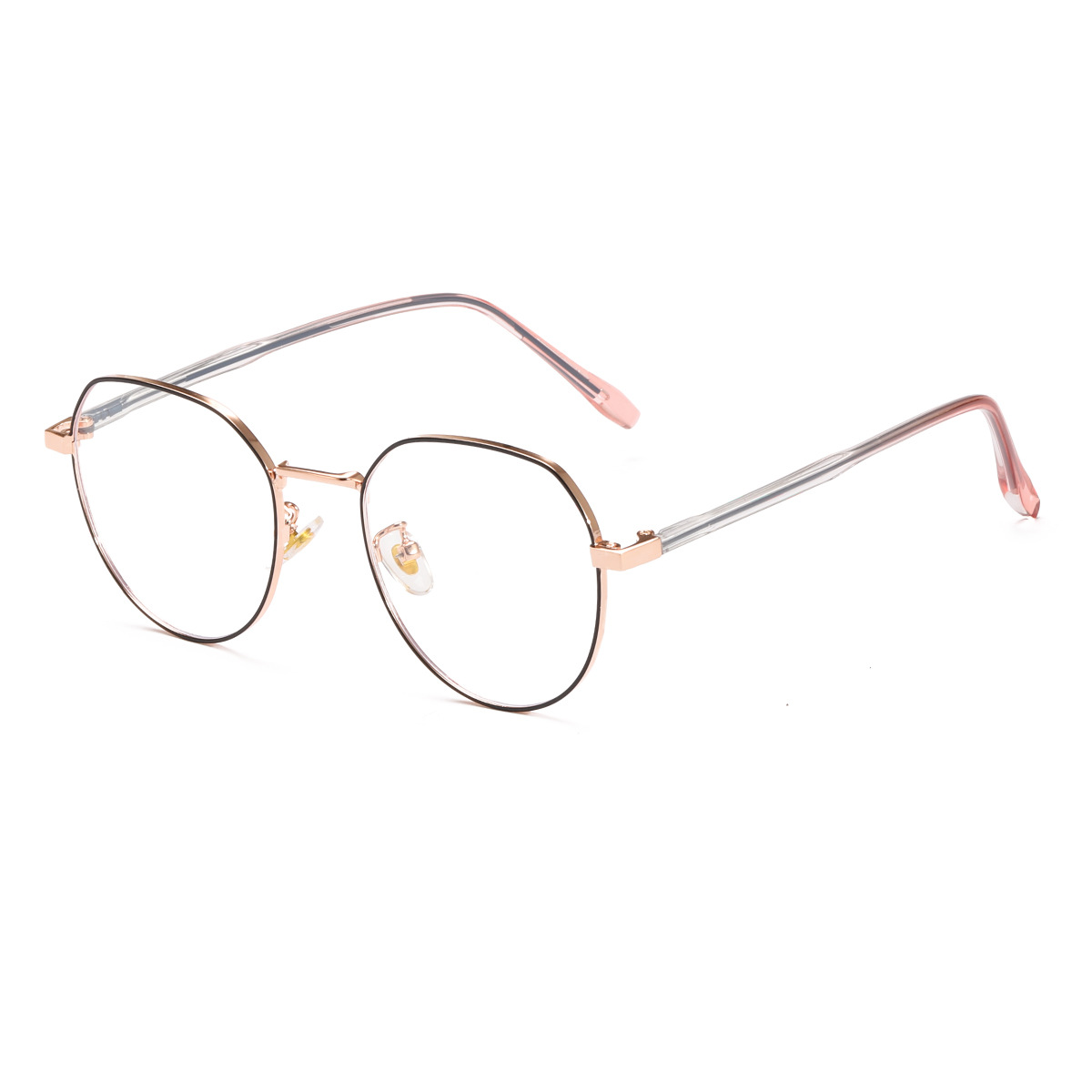 2021 Nuevo polígono anti-azul gafas de Luz Retro gafas marco de metal gafas de moda con miopía