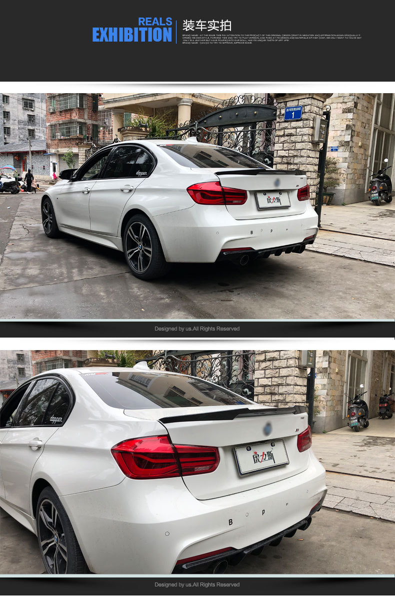 Suitable for Bmw 3 Series E90, Modified Psm Style Rear Wing, Factory Direct Delivery, Fine Surface Craftsmanship