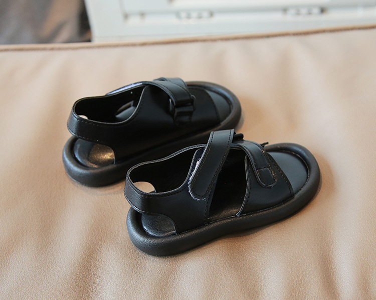 Versione coreana casual Velcro 2022 estate nuove scarpe da spiaggia per ragazzi e ragazze tendenza per sandali per bambini di piccole e medie dimensioni_voghion.com