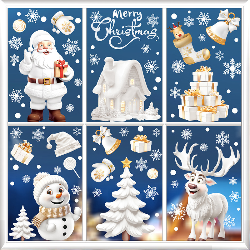 Christmas Static Cling Stickers Wholesale Amazon New White Reindeer Snowman Window Stickers Door and Window Background Wall Glass Stickers Christmas Static Cling Stickers Wholesale Amazon New White Reindeer Snowman Window Stickers Door and Window Background Wall Glass Stickers