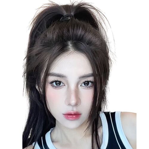 Wig piece for women with fluffy natural hair volume on top of head, simulated hair pad comb, invisible traceless high skull artifact hair pad