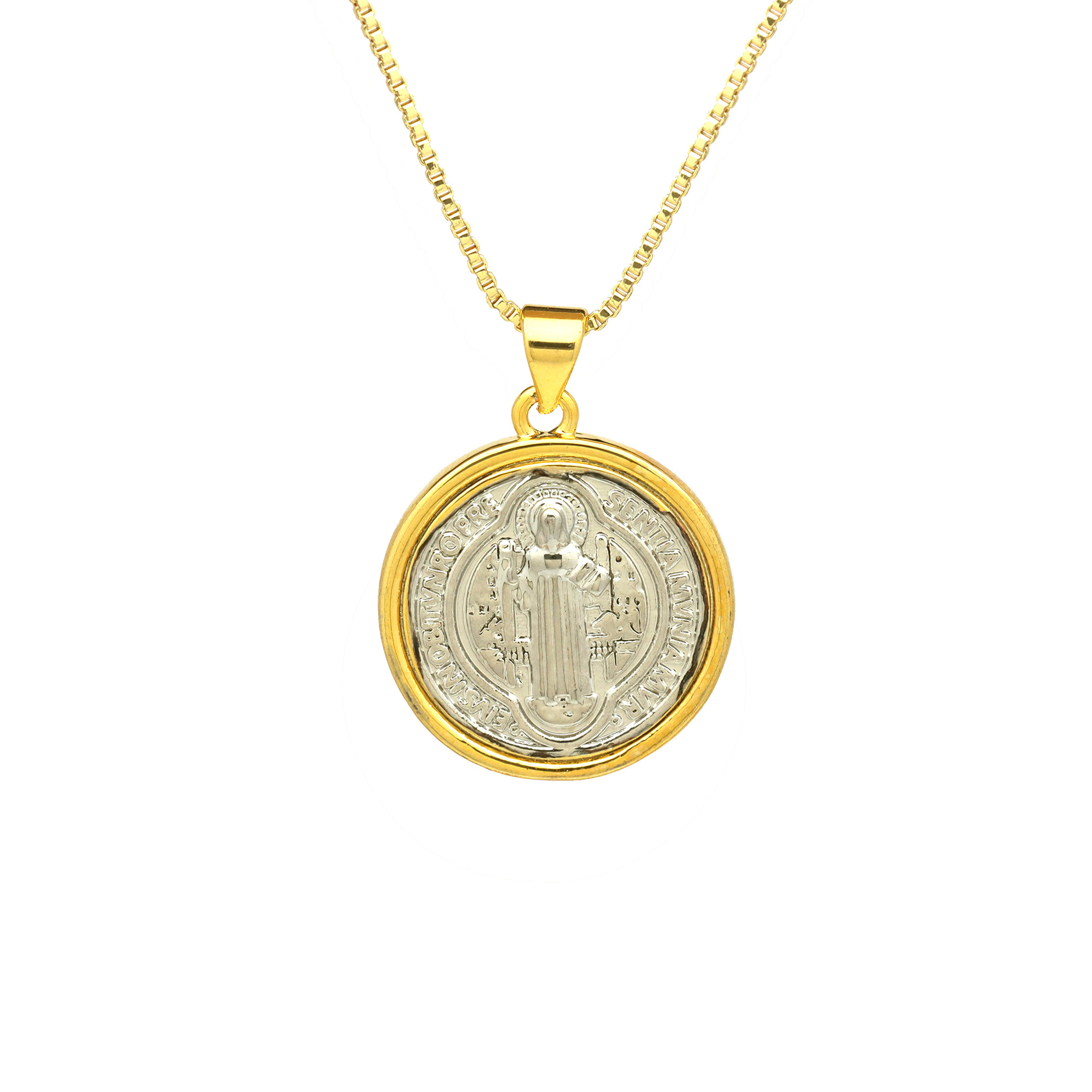 Women's Gender Wholesale Jewelry Casual Elegant Simple Style Geometric Copper Plating Pendant Necklace Box Chain